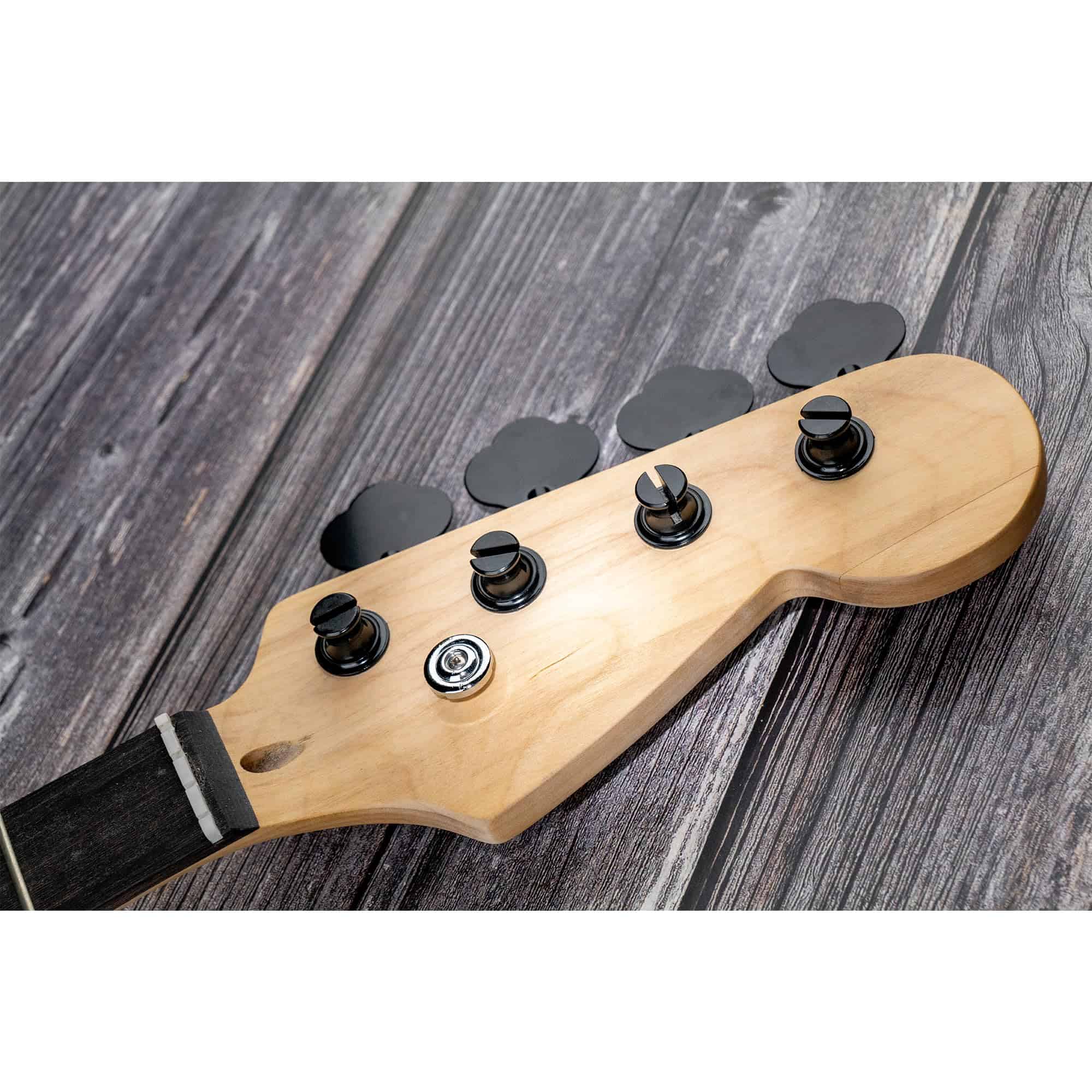 Clavijas de afinación abiertas 4 en línea vintage para bajo - Imagen 9