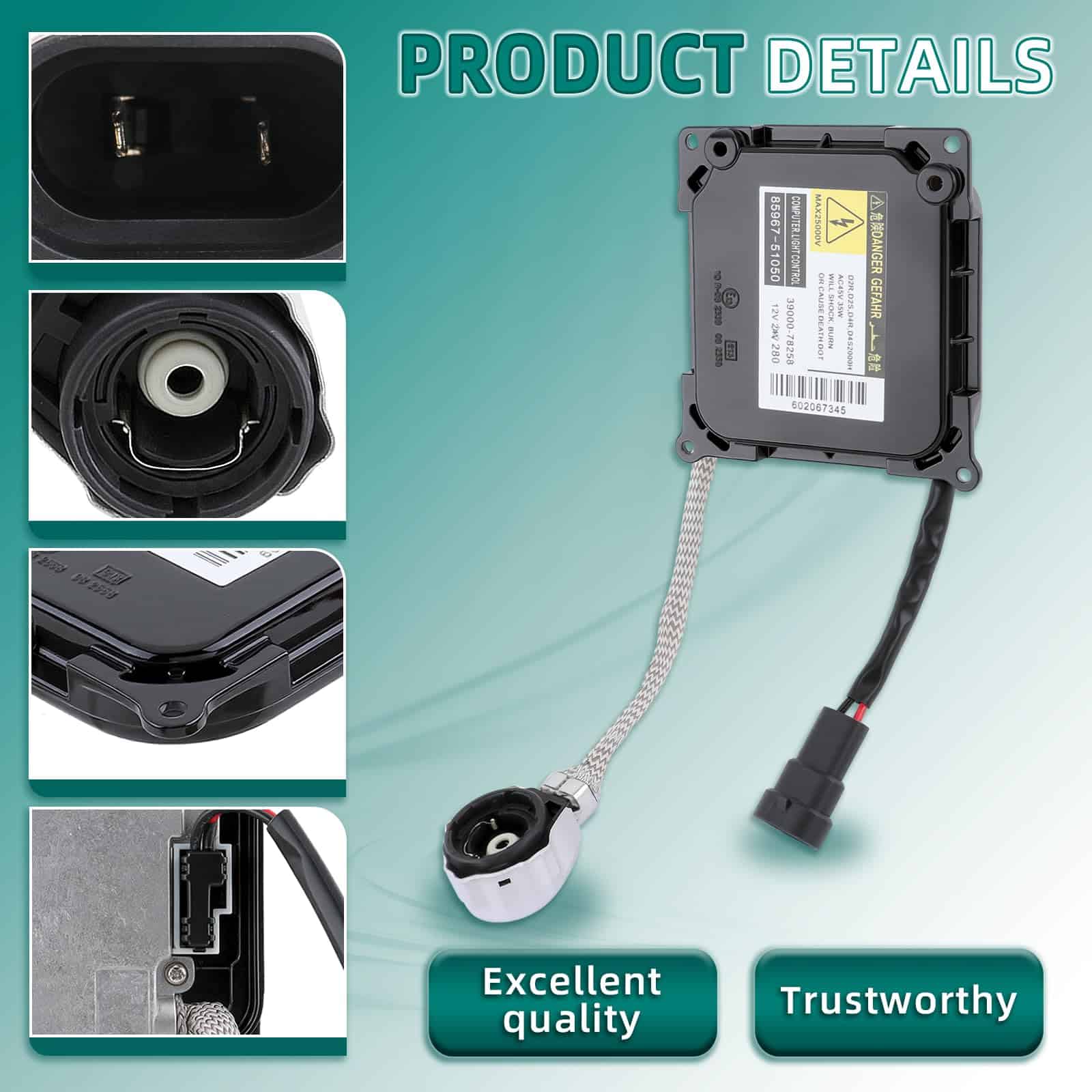 Control de Módulo de Balasto de Faro Xenón HID AUTOKAY - Imagen 6