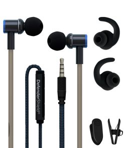 DefenderShield Air Tube Stereo Wired Earbuds – Auriculares