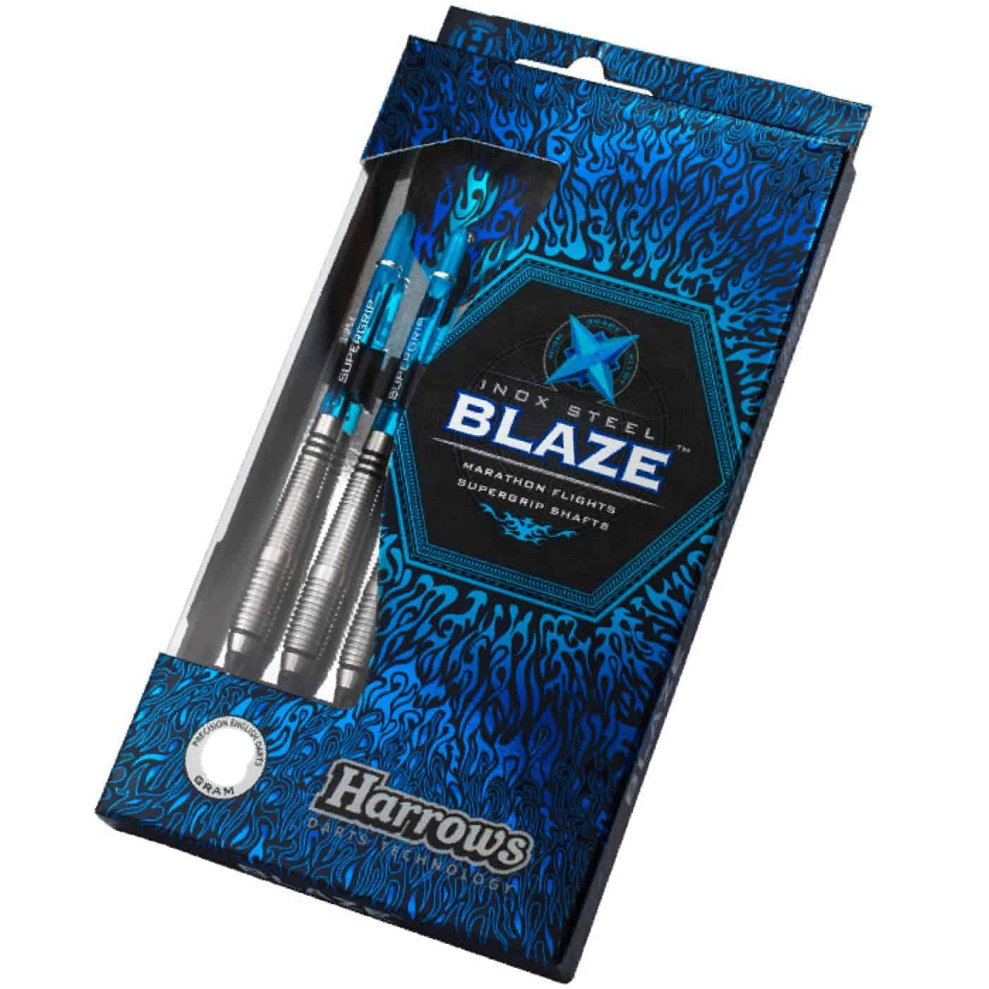 Set de Dardos de Punta Suave Harrows Blaze INOX | Incluye