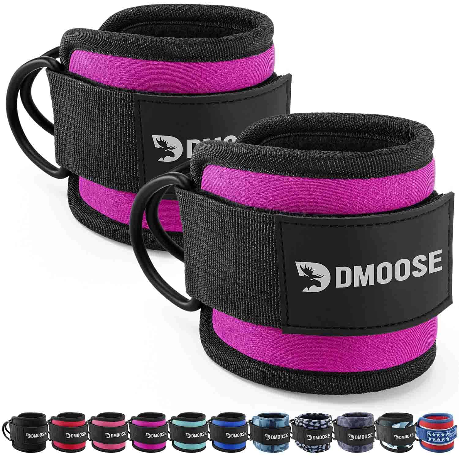 Correa de tobillo DMoose para máquina de -Magenta - Par
