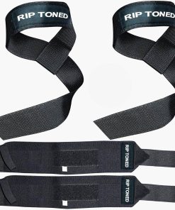 Paquete de Cintas para Levantar Peso + Vendajes para Muñeca