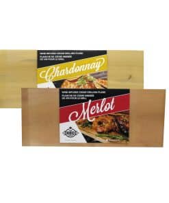 Tablas para Asar a la Parrilla de Cedro Infundidas con Vino