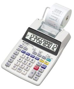 Calculadora de Impresión Sharp SH-EL1750V, Negro/Rojo