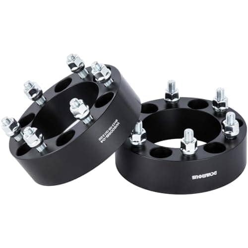 DCVAMOUS 4PC Separadores de Rueda Negros de 6x5.5 Pulgadas - Imagen 7