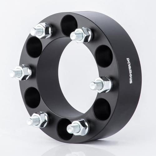 DCVAMOUS 4PC Separadores de Rueda Negros de 6x5.5 Pulgadas - Imagen 8