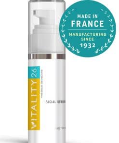 Suero Facial Antiedad, Reafirmante y Blanqueador Vitality26