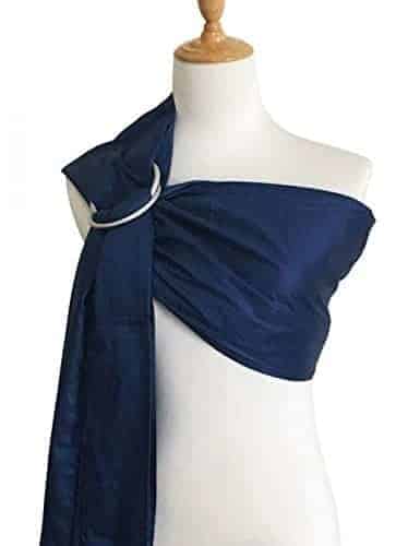 Portabebés Vlokup Ring Sling, Portador de bebé de lino y - Imagen 5