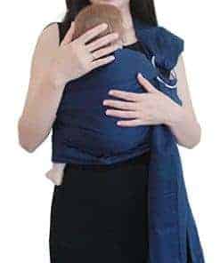 Portabebés Vlokup Ring Sling, Portador de bebé de lino y