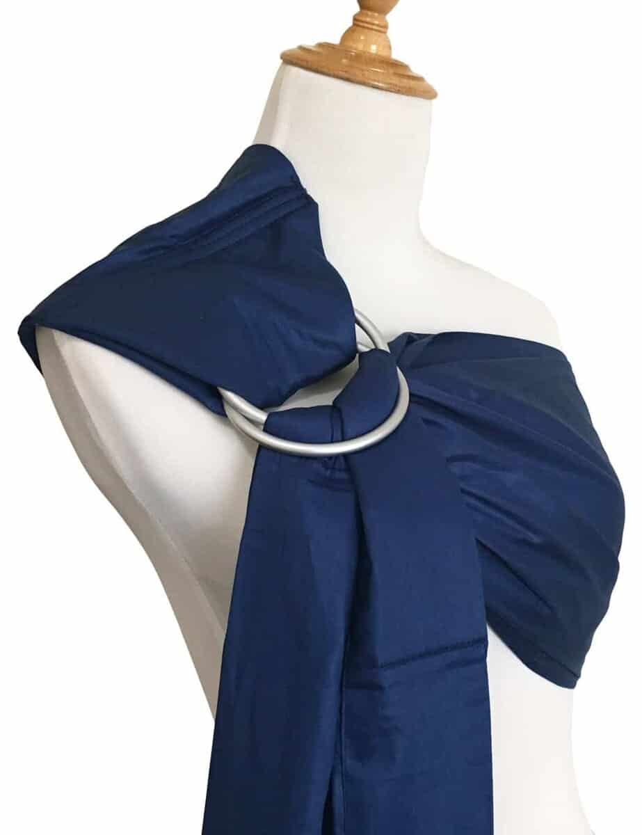 Portabebés Vlokup Ring Sling, Portador de bebé de lino y - Imagen 7