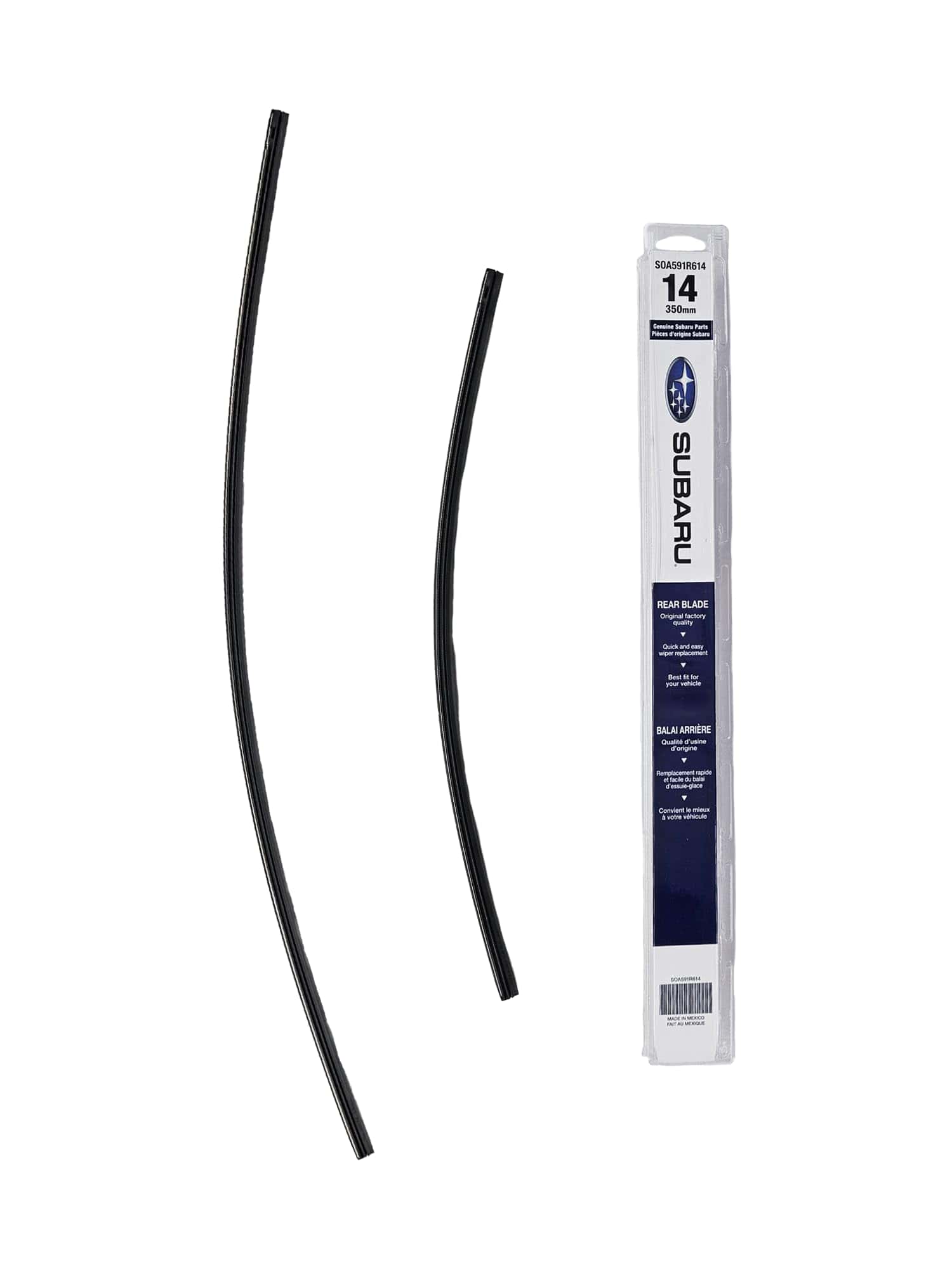 Juego de Recambios de Limpiaparabrisas Delanteros y