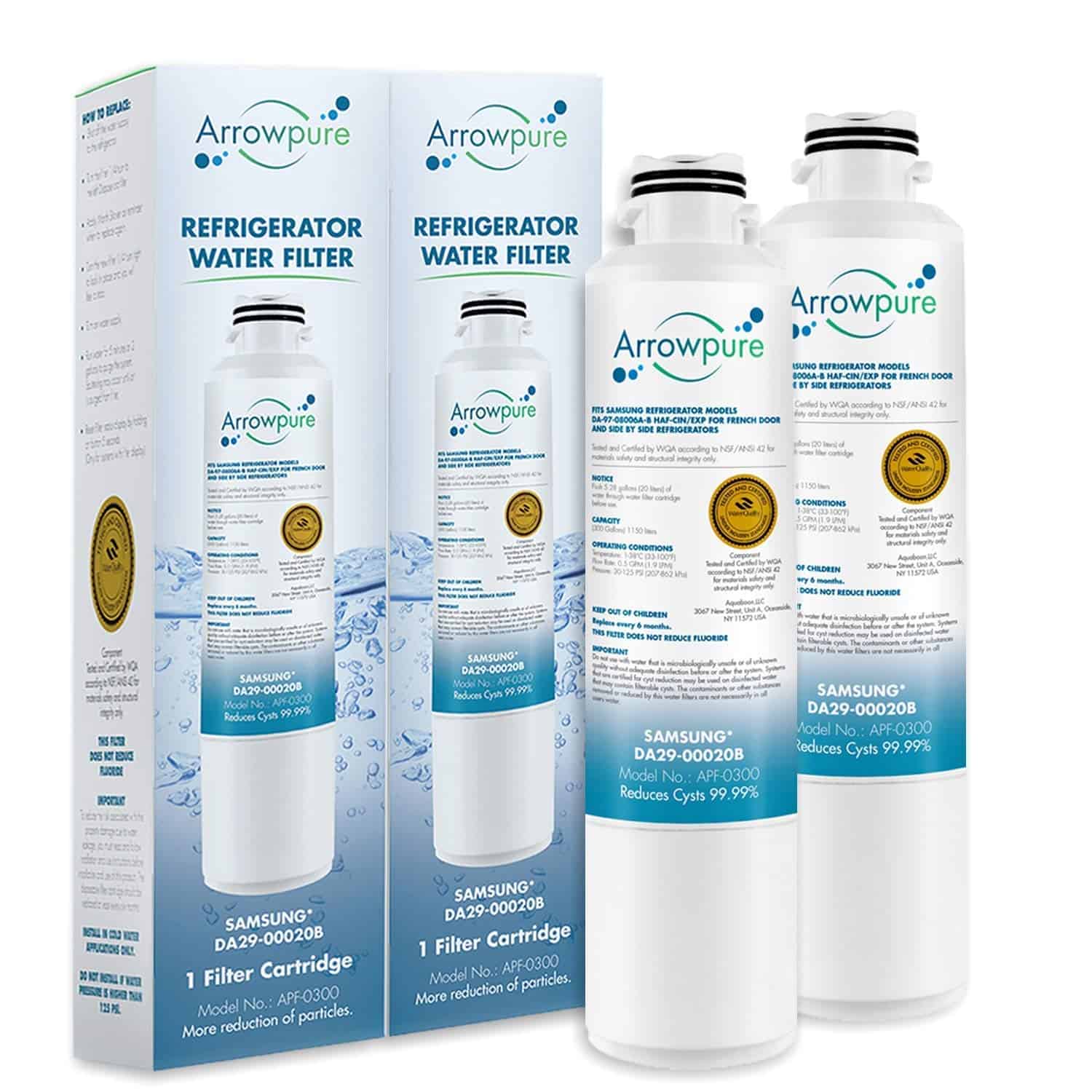 Filtro de agua para refrigerador APF-0300 compatible con