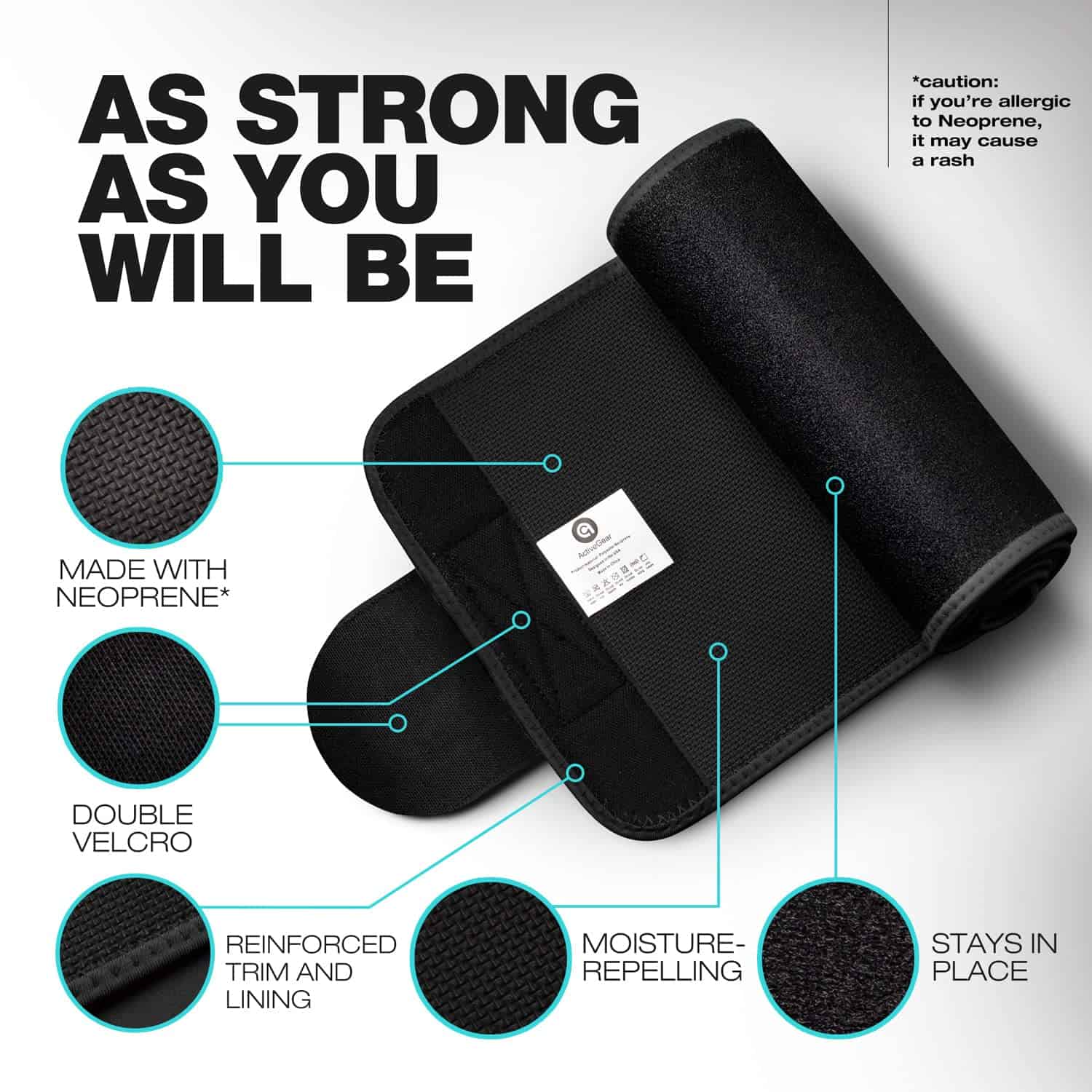 Cinturón de Trimmer de Cintura ActiveGear para Adelgazar y - Imagen 3