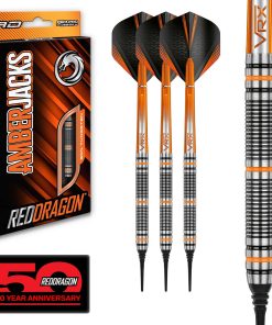 RED DRAGON Set de Dardos de Punta Suave Amberjack 2: 18g -
