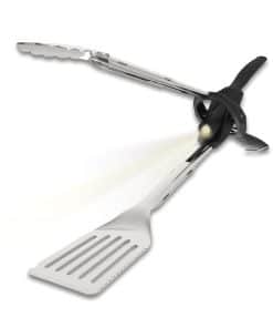 Pinzas y Espátula de Barbacoa Grill Beam de Acero