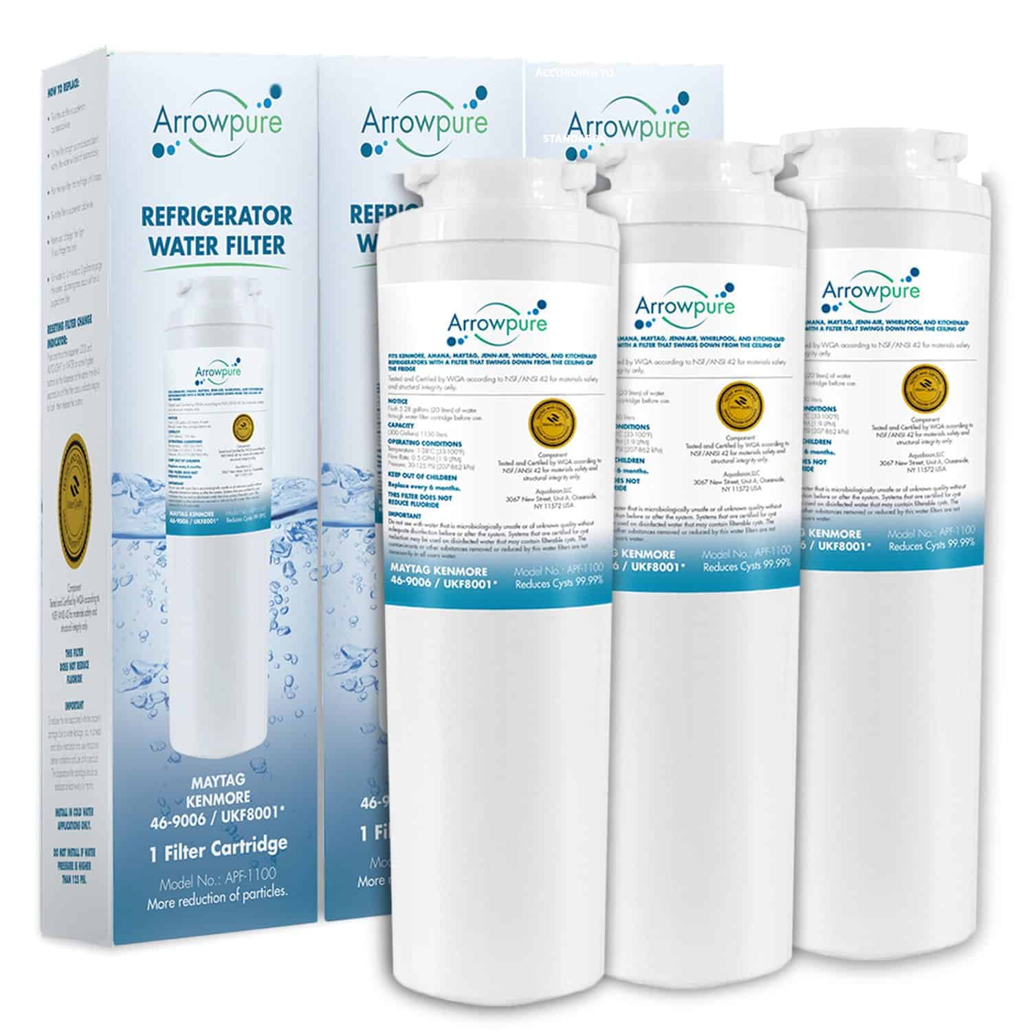 Filtro de Agua para Refrigerador Arrowpure -uete de 3