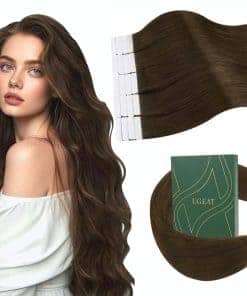 Extensiones de Cabello con Cinta Invisible Chocolate Brown