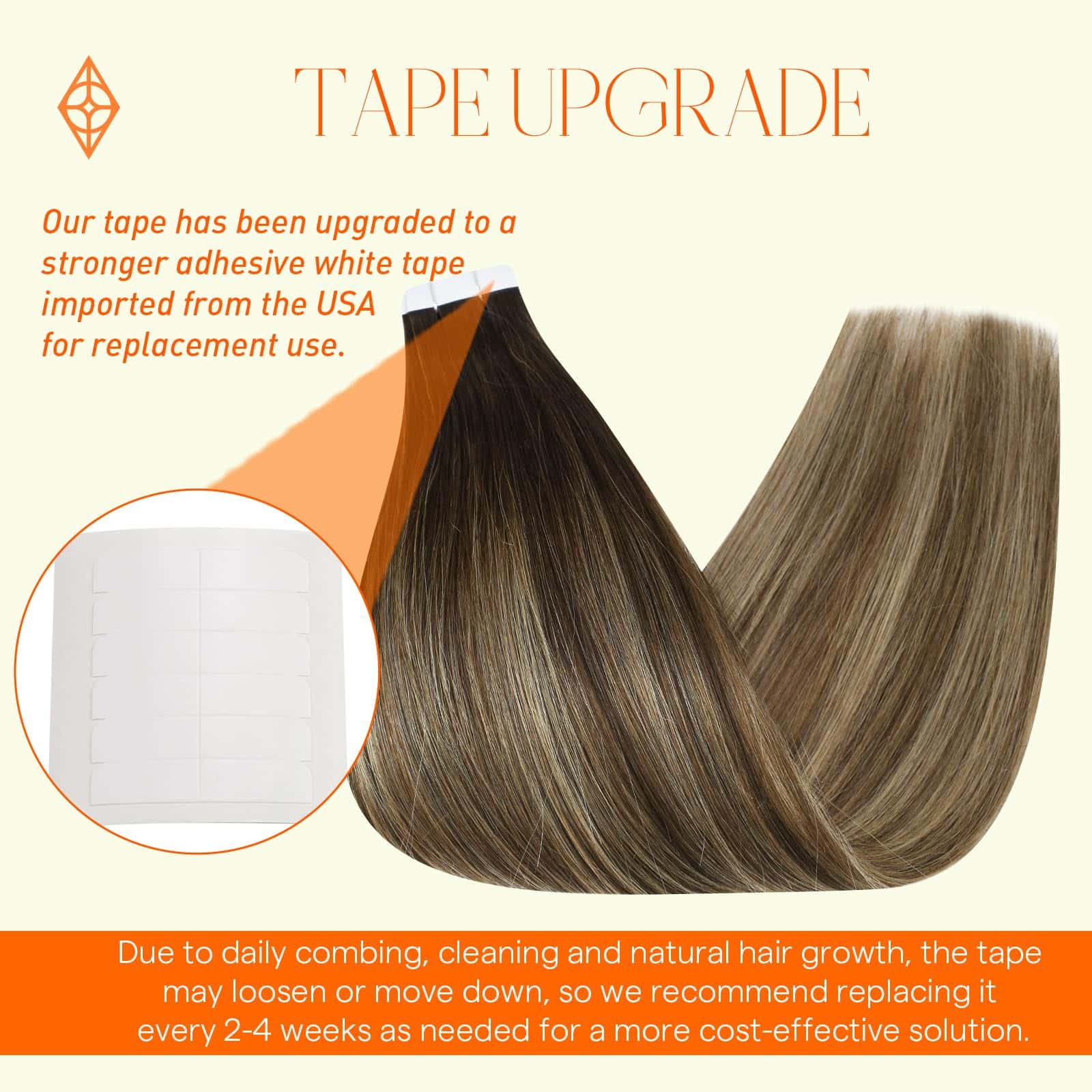 Extensiones de cabello adhesivas invisibles Full Shine - Imagen 3