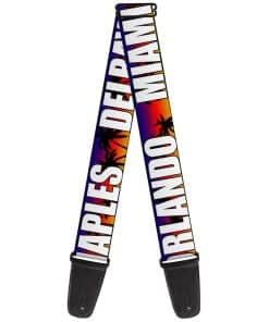 Correa de guitarra Buckle-Down Florida Cities Palm Tree