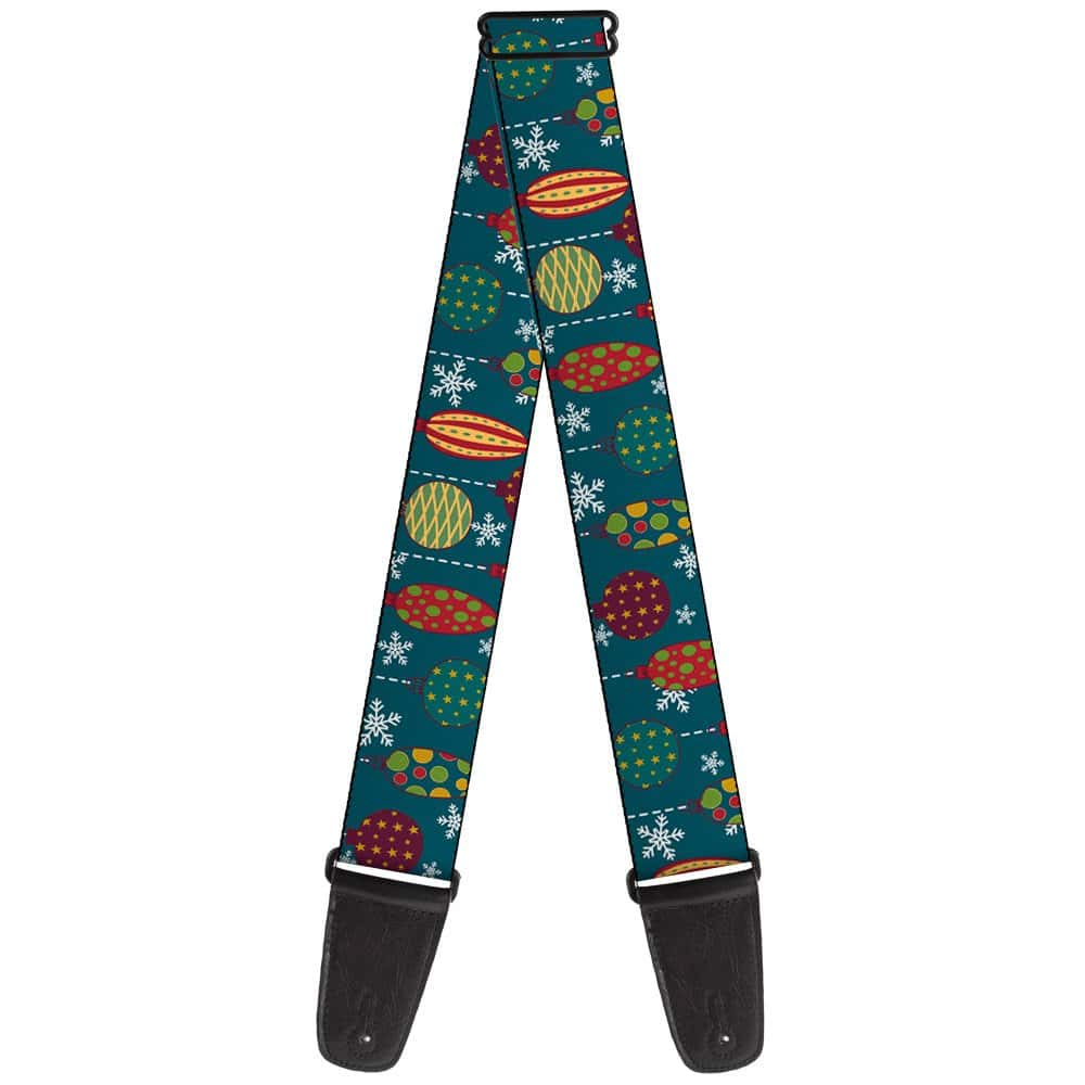 Correa para guitarra Buckle-Down adornos navideños Copos de
