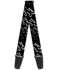 Correa de guitarra Buckle-Down Cali Fade Diagonal Negro