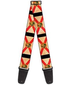 Correa para guitarra Buckle-Down Bandera de Florida Negra 2