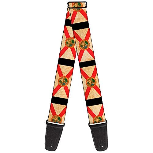 Correa para guitarra Buckle-Down Bandera de Florida Negra 2