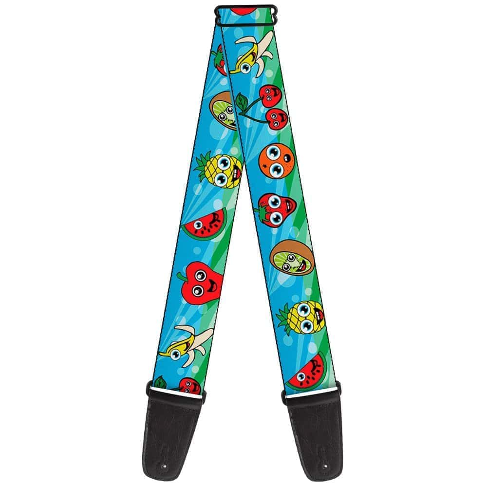 Correa de guitarra Buckle-Down Dibujos de Frutas 2 Pulgadas