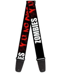 Correa para Guitarra Buckle-Down Zombies Y U No Die Negro