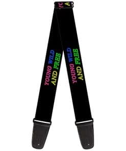 Correa para guitarra Buckle-Down Young Wild And Free