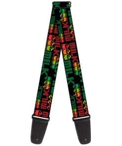 Correa para guitarra Milk Cartoons Negro Multicolor 2