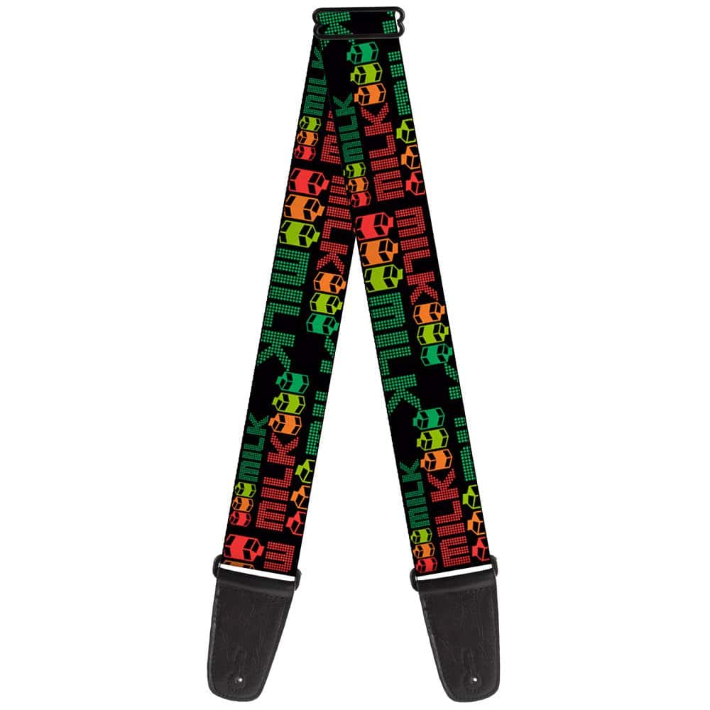 Correa para guitarra Milk Cartoons Negro Multicolor 2