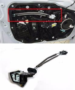 Actuador de pestillo de cerradura de puerta delantera LH de
