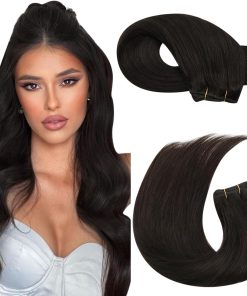 Extensiones de Cabello Cosidas Moresoo de Cabello Humano