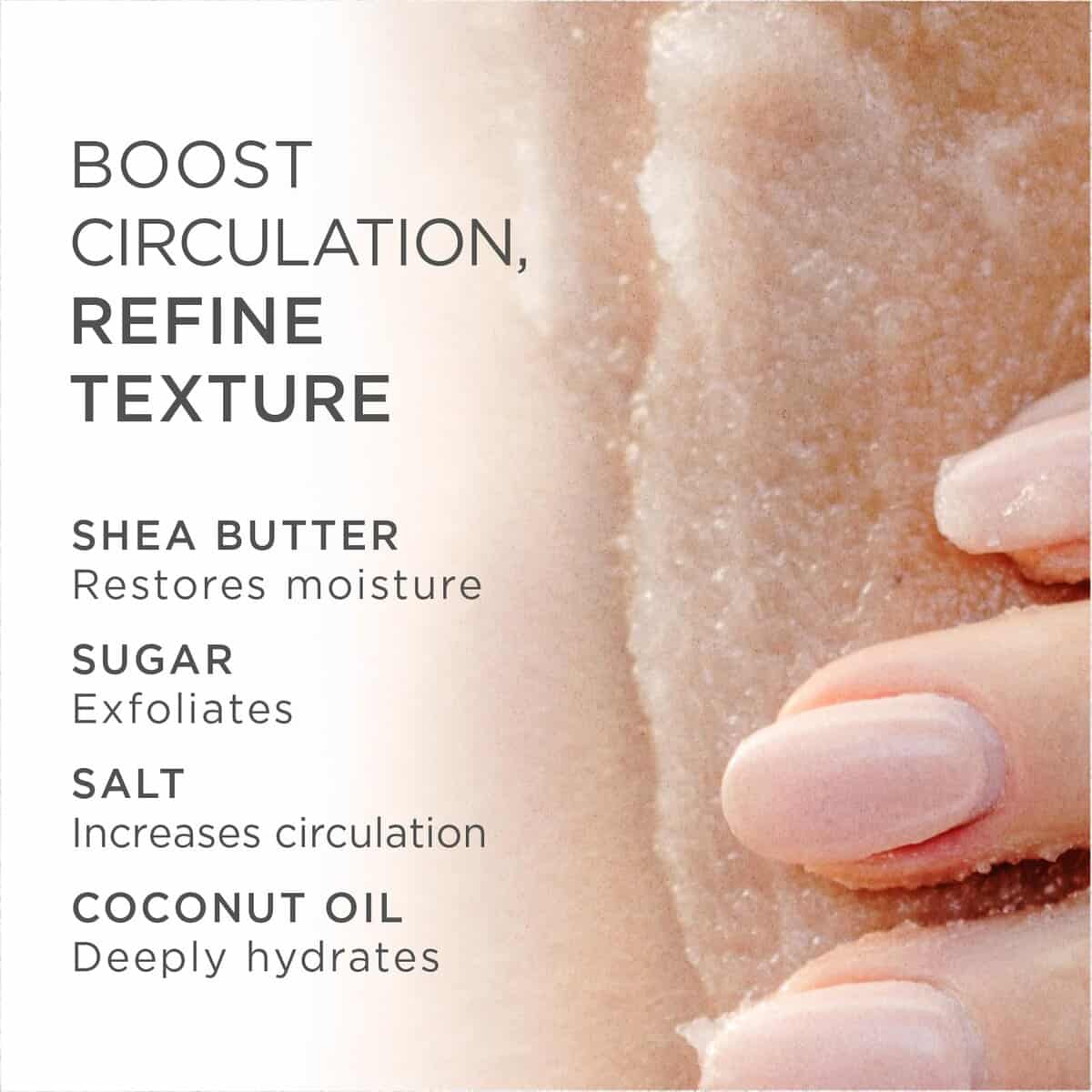 ZENTS Body Polish, Exfoliante Corporal de Sal & Azúcar con - Imagen 4