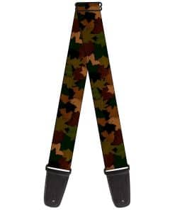 Correa de Guitarra Buckle-Down Hoja Camuflaje Marrones