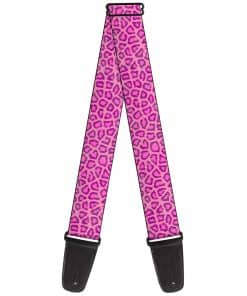 Correa de Guitarra Buckle-Down Leopardo Rosa Bebé 2