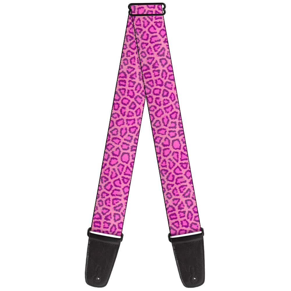 Correa de Guitarra Buckle-Down Leopardo Rosa Bebé 2