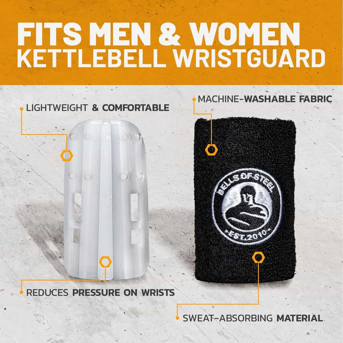 Bells of Steel Kettlebells Wrist Guard BellGuard - Banda - Imagen 4
