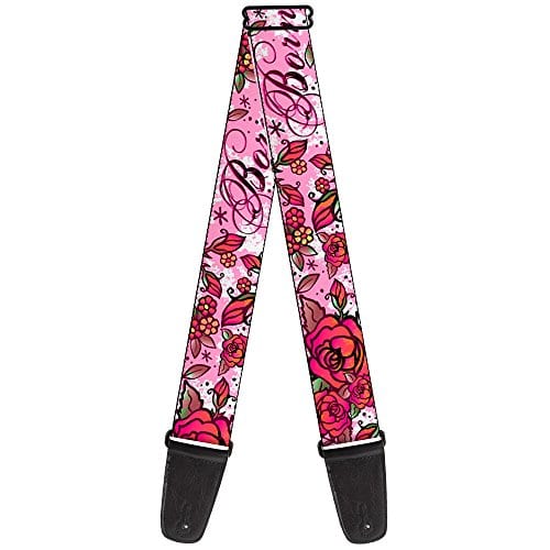 Correa de guitarra Buckle-Down Born To Blossom Pink 2