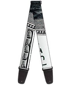 Correa de guitarra Buckle-Down Billete de 100 dólares