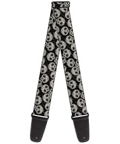 Correa para Guitarra Panda Bear Sugar Skull Multicolor de 2