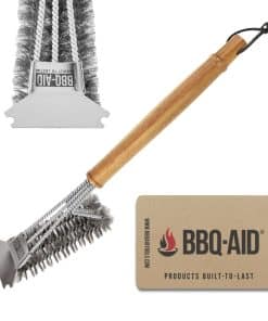 Cepillo para parrilla de BBQ-AID para exteriores � Limpia