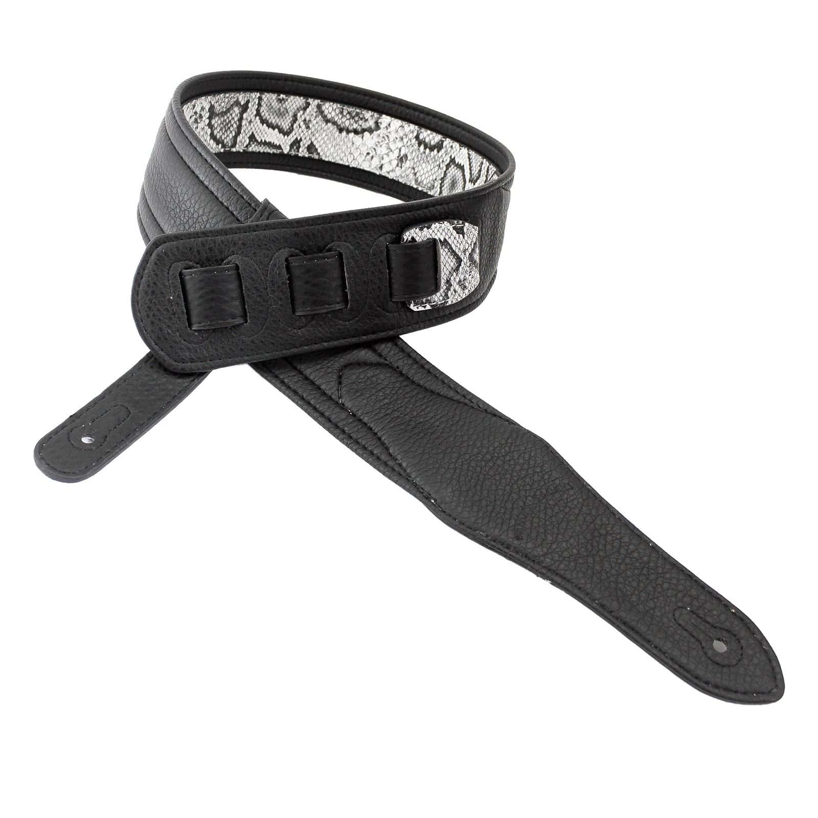 Correa de Guitarra Walker & Williams SF-03 Blanco y Negro - Imagen 7