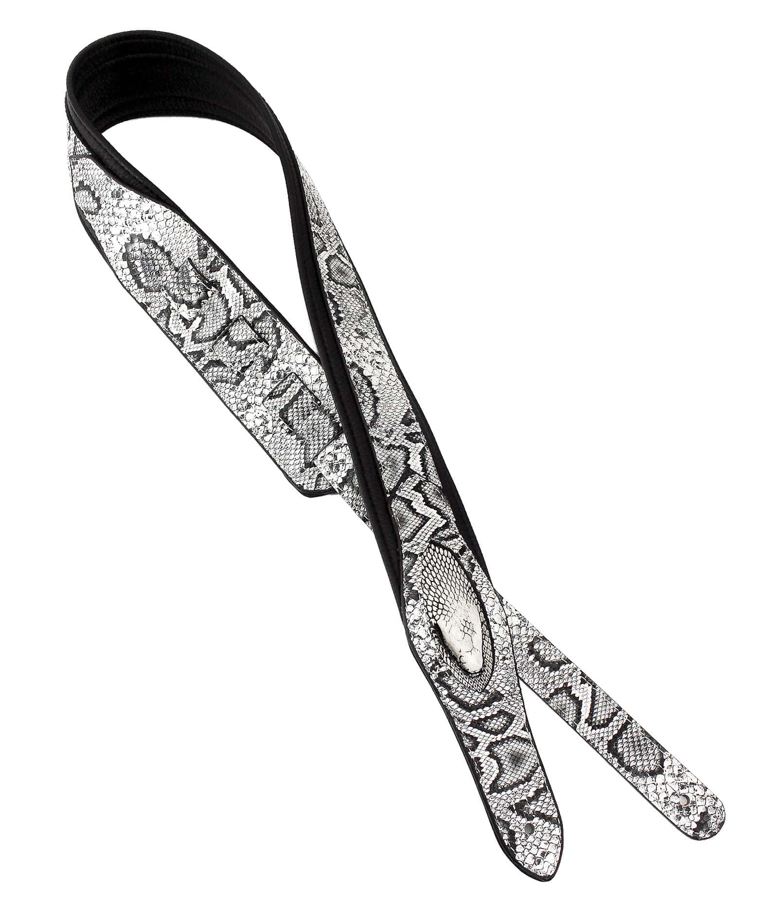 Correa de Guitarra Walker & Williams SF-03 Blanco y Negro - Imagen 4