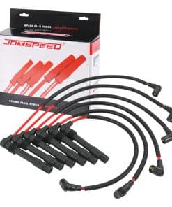 Conjunto de cables de bujías JDMSPEED 7mm 671-6165 Rojo de