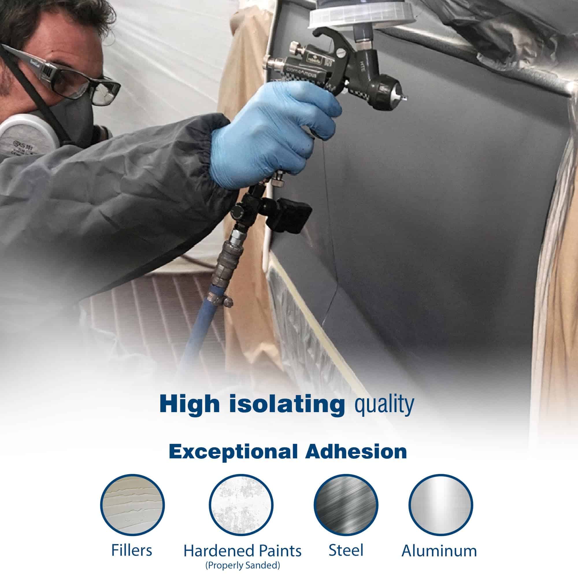 Roberlo Multyfiller Express ME1 Primer Filler 1L + P5000 - Imagen 6