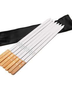 Brochetas de 23 pulgadas de largo, 1 pulgada de ancho de