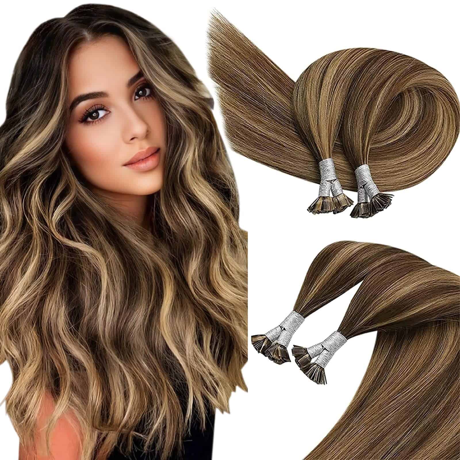 Extensiones de Cabello Sunny Hair Flat Tip Cabello Humano