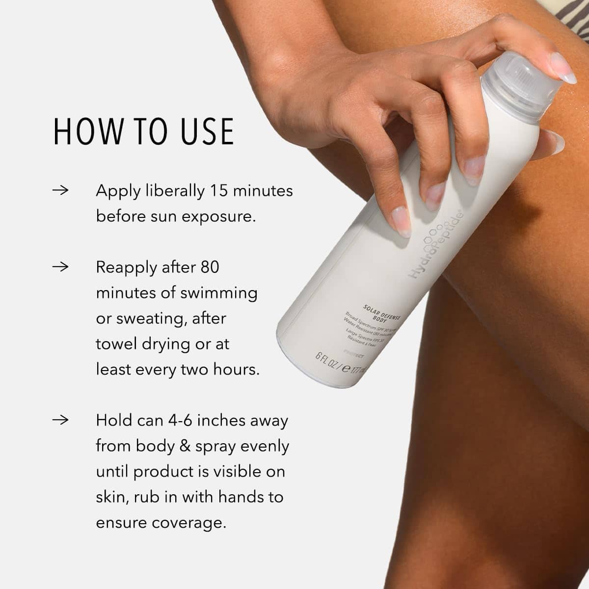 HydroPeptide Protector Solar Corporal SPF 40, Amplio - Imagen 5